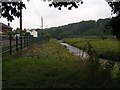 Footbridge across the Derwent River at Blackhall Mill