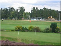 NH9023 : Carrbridge golf course by Richard Webb