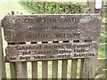 Culworth Castle sign