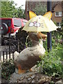 Horley duck with umbrella