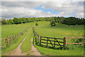 Private track running across farmland, Chilcomb