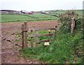 footpath to Pengold Farm