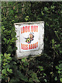 NZ1999 : Bee sign by Walter Baxter
