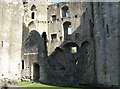 Interior of Nunney Castle