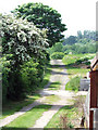 Private farmland pathway in Blidworth