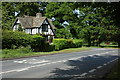 Black and white cottage at Lyonshall