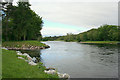 Where the Fiddich enters the Spey near Craigellachie.