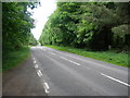 Tree lined stretch of A713