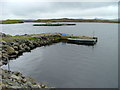NF9068 : Jetty on Loch Sgealtair. by Dave Fergusson