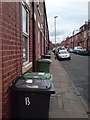 Burley Lodge Terrace, bin day