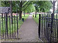 Gates to Burley Lawn