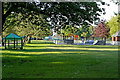 Skate park and teen shelter in Chorlton Park