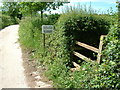 Stile at Combe Lancey, Devon