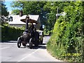 Traction Engine passing through Lamerton