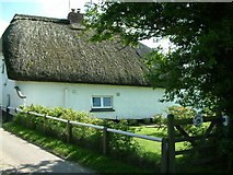 SS6705 : Dingley Dell Cottage near West Leigh, Devon by Robin Lucas