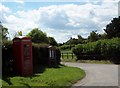 Telephone box and notice board, Tarrant Monkton