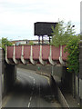 Bridge and water tower, Mantle Lane, Coalville