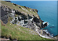 V3372 : Cliffs west of Dunganamore Head: view ESE by Espresso Addict