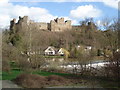 SO5074 : Ludlow Castle and River Teme by Trevor Rickard