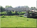 Bridge from rubbish tip to landfill site over the River Stour