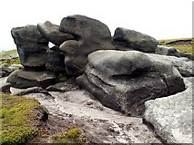 SK1196 : Bleaklow Stones Rock Feature by John Fielding