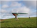 SO4091 : Hang glider Launching at Long Mynd by Gordon Gibb