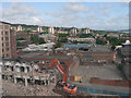 Demolition work - view from the Geographical Association Office