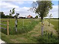 Farm and footpath