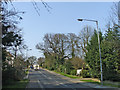 Eversley Park Road looking up the other hill, Brookside on right just out of photograph