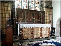 TF4165 : Interior of St Andrew, Halton Holegate by Dave Hitchborne