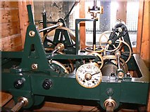 SU1868 : St Peter's church,High Street, Marlborough - clock mechanism by Brian Robert Marshall