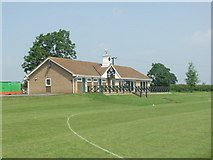 SP8672 : Cricket Pavilion at Orlingbury. by Richard Williams