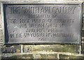 Plaque at the entrance to Rydings Park, Halifax Road, Brighouse