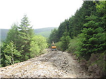 SH9228 : Repairing the forestry road by Eric Jones