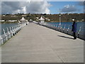 SH5873 : Looking Towards Anglesey from Bangor Pier by Trevor Rickard