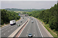 M27 motorway seen from bridge between Swanwick and Lower Swanwick