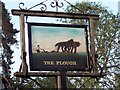 Sign for the Plough Inn