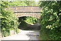 Footpath under railway bridge