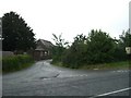 Junction of B5500 and Pear Tree Lane