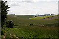 Farm land and valley south of Boscombe