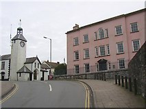SN3010 : Town Hall and Castle House, Laugharne by Humphrey Bolton