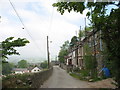 A terrace of houses on the Cynwyd mountain road