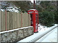 Penbryn Beach Road & Phone Box