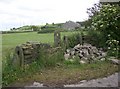 Gateposts at Moor Hey, Fixby (The part now in Calderdale District)