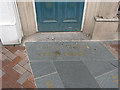 Granite slab marks the Forgotten Entrance, Hereford