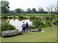 Fishing at Horns Dam site