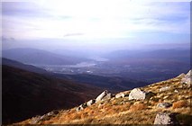 NN1775 : View from hillside near Aonach Mor by Trevor Rickard