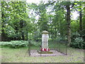 War memorial in the woods