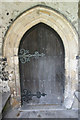 Door into St. Giles Church near Tonge