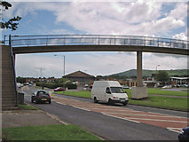 NZ5317 : Footbridge over Normanby Road by Stephen McCulloch
